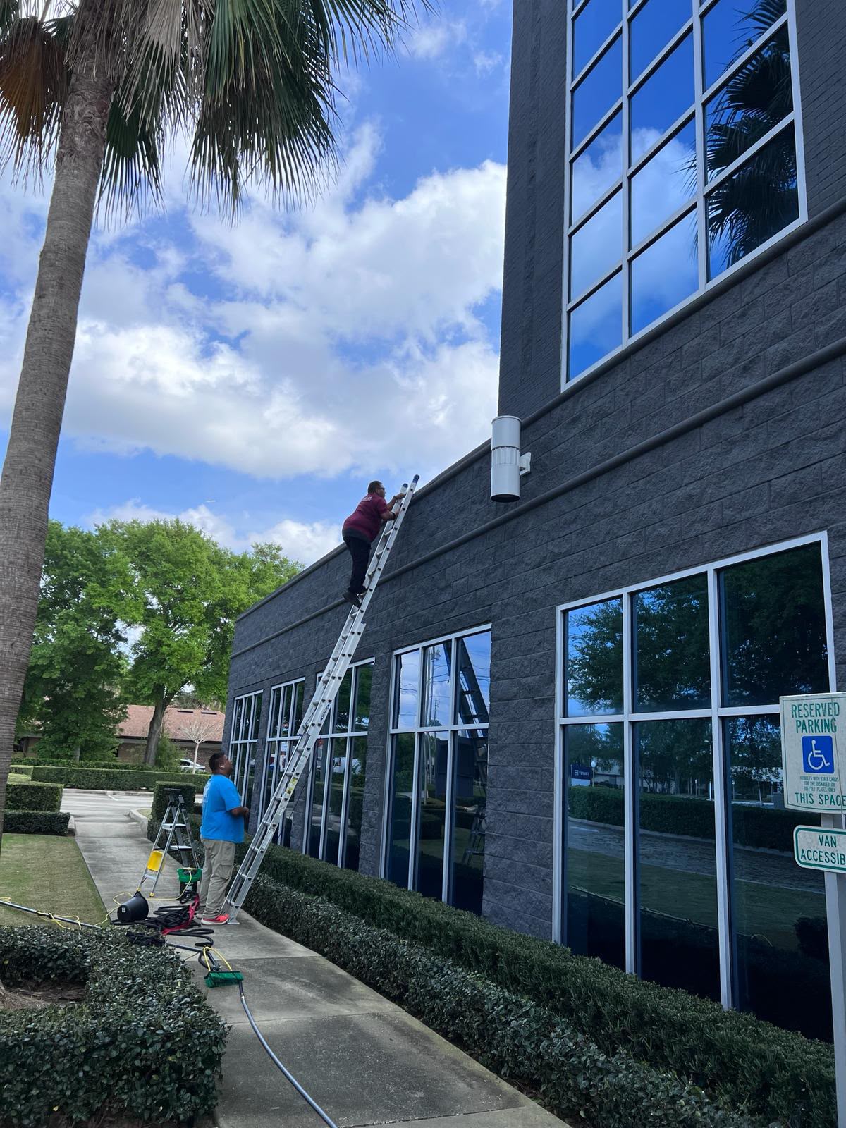 Commercial cleaning project